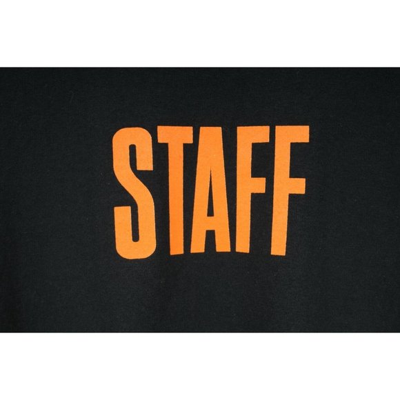 Fear of God Mens Tank Top Large Black Orange Purpose Tour Justin Beiber Staff - Picture 3 of 6